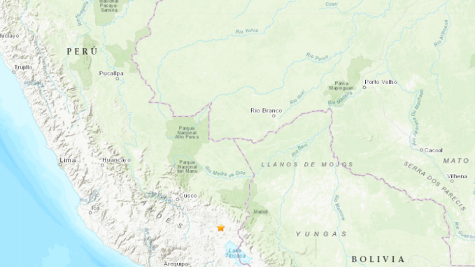 Forte terremoto de magnitude 7,0 atinge o sul do Peru