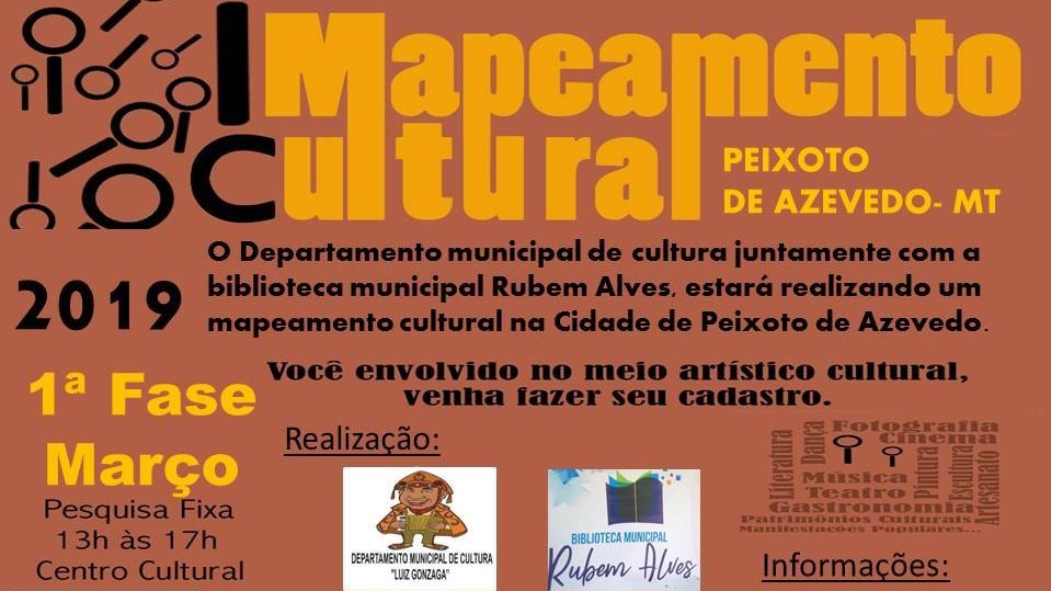 Mapeamento Cultural 2019 de Peixoto de Azevedo