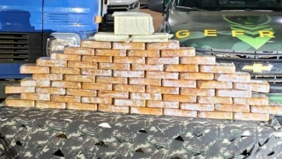 Gefron e Polícia Civil apreendem mais de 66 kg de drogas em Mato Grosso avaliadas em R$ 879 mil