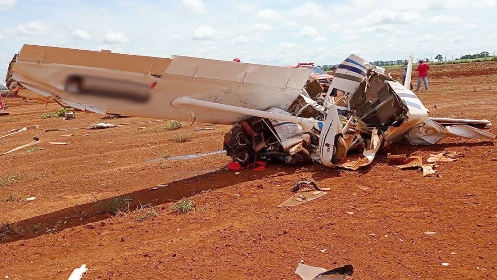 Falha do motor em voo pode ter provocado queda de avião no Médio Norte; 2 morreram