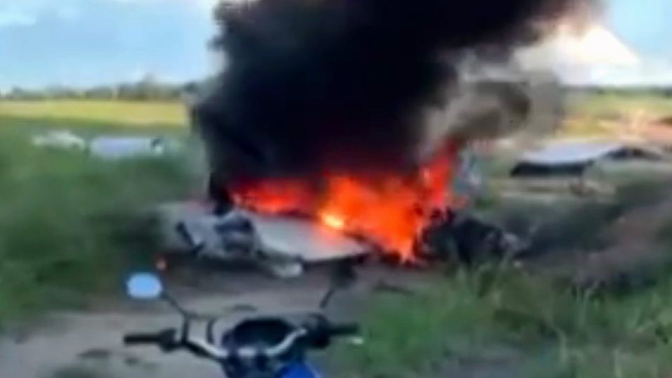 Avião cai e explode próximo a Novo Progresso no Pará; 3 mortos