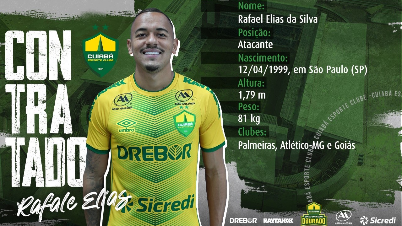 Atacante do Palmeiras chega por empréstimo ao Cuiabá