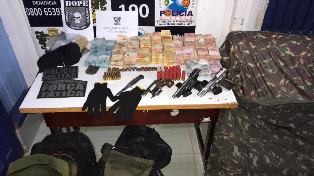 Forças de Segurança já recuperaram R$ 288 mil e identificaram 8 suspeitos de roubo a cooperativas