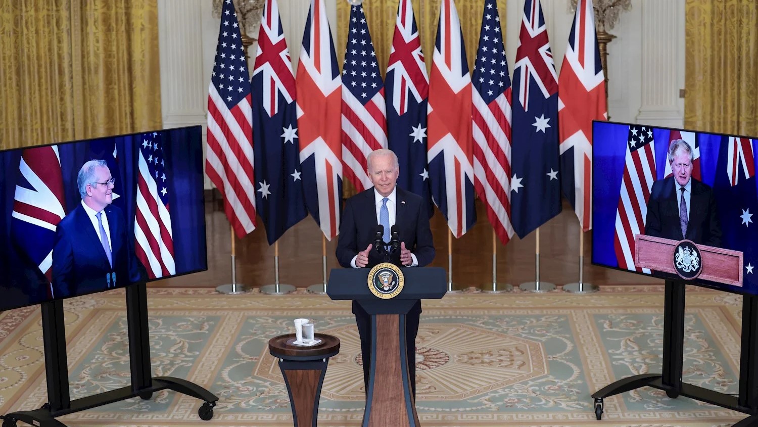 Estados Unidos anunciam aliança militar com Austrália e Reino Unido contra a China