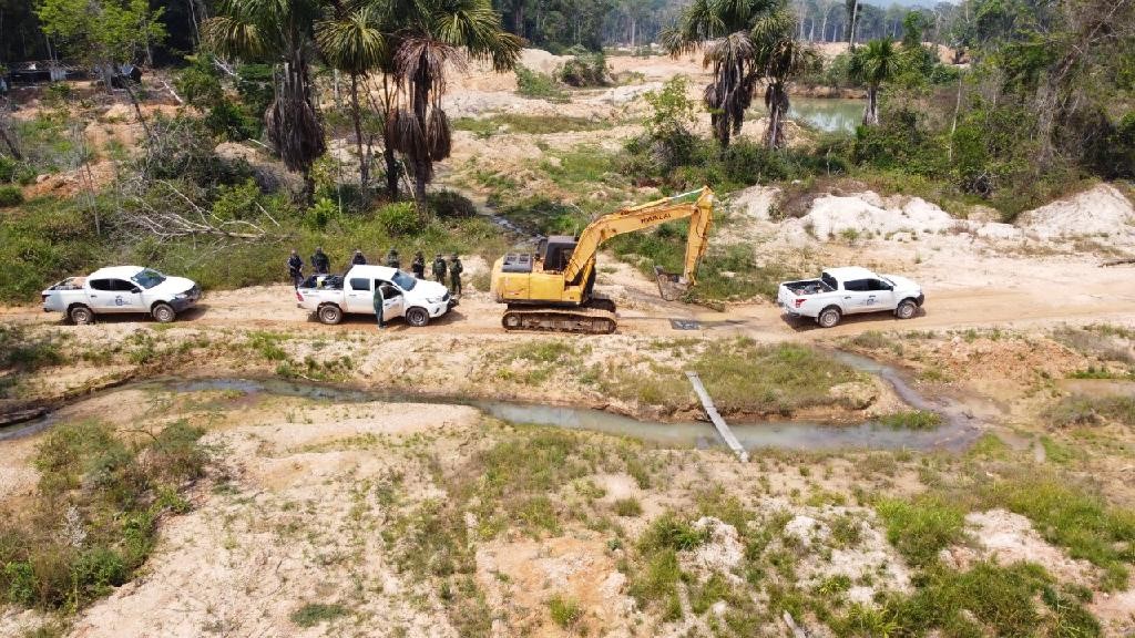 Batalhão de Proteção Ambiental desativa 14 garimpos ilegais em Mato Grosso