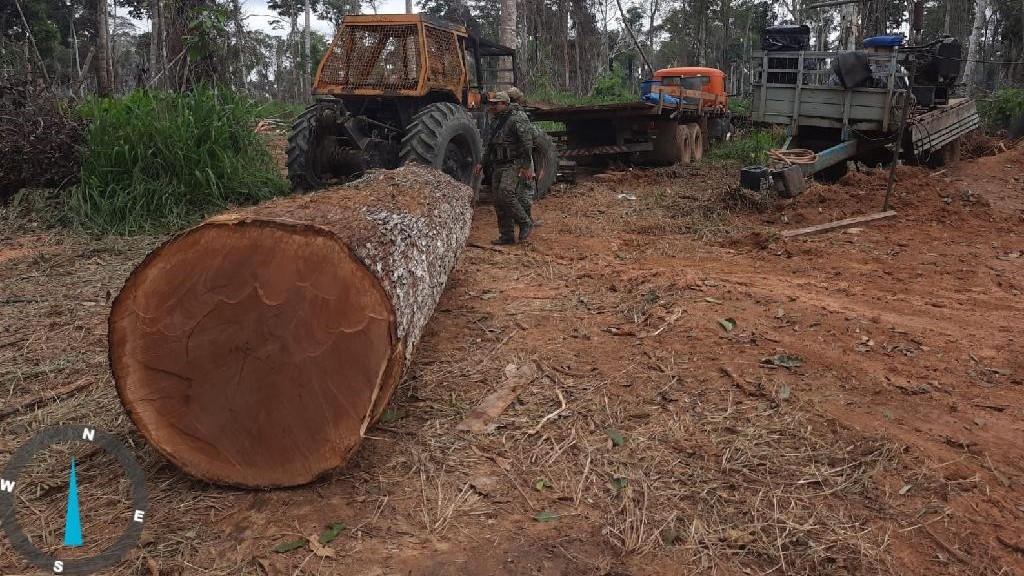 Operação Amazônia apreende máquinas e aplica R$ 5,1 milhões em multas