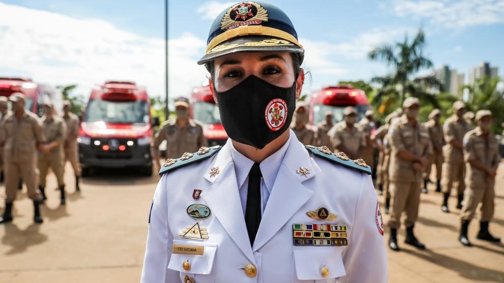 Corpo de Bombeiros Militar de Mato Grosso promove primeira mulher ao posto de coronel