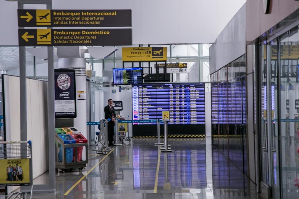 Aeroporto Marechal Rondon tem voos cancelados por aumento de casos de Covid e influenza