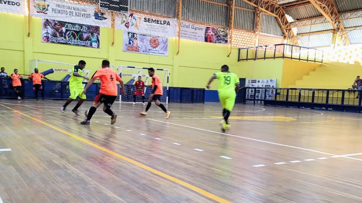 Hoje tem mais jogos pela Copa Comércio de Futsal de Peixoto na Vila Olímpica
