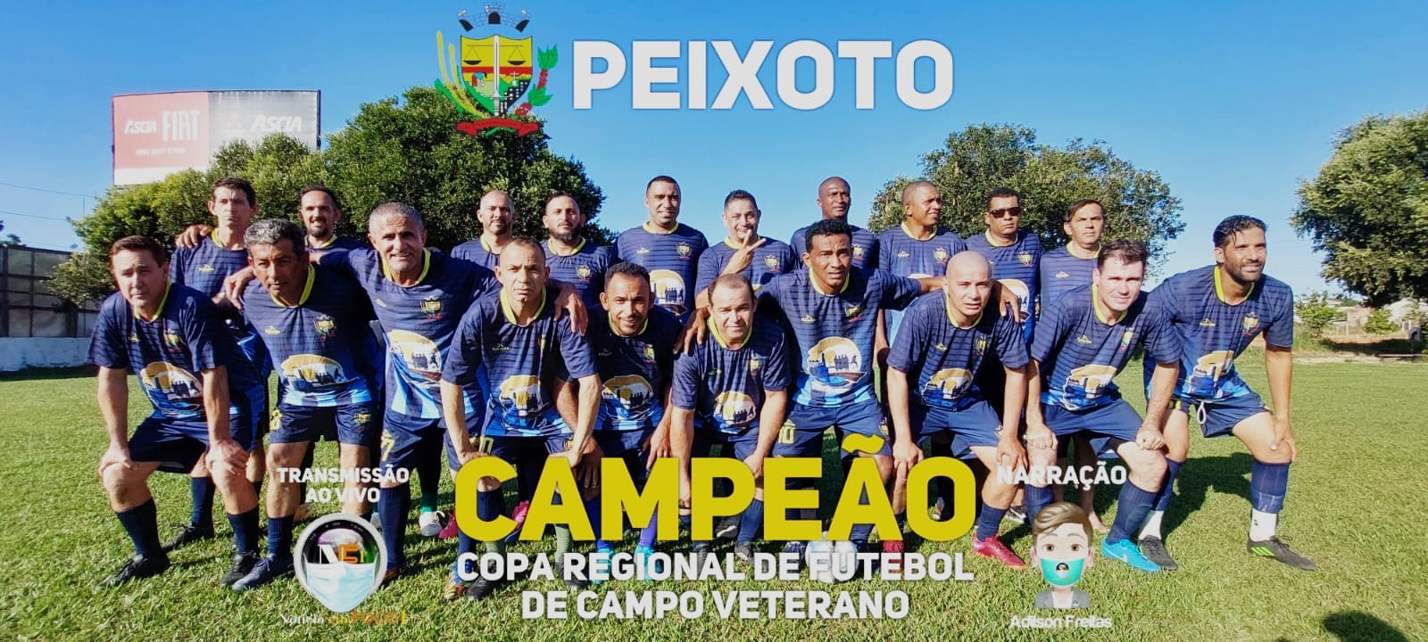 Veteranos de Peixoto de Azevedo conquista o Campeonato Regional de Futebol de Campo Sub40 em Sinop