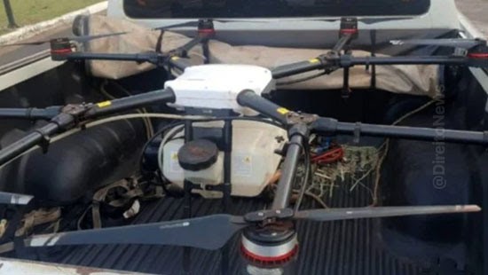 Vídeo: operador de drone que jogou veneno em evento de Lula é detido em flagrante e liberado