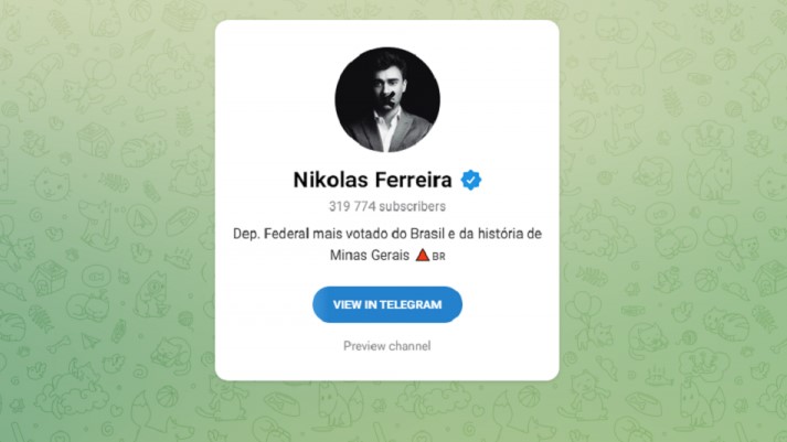 Telegram é multado em R$ 1,2 milhão por descumprir ordem de Moraes e não bloquear conta de Nikolas Ferreira