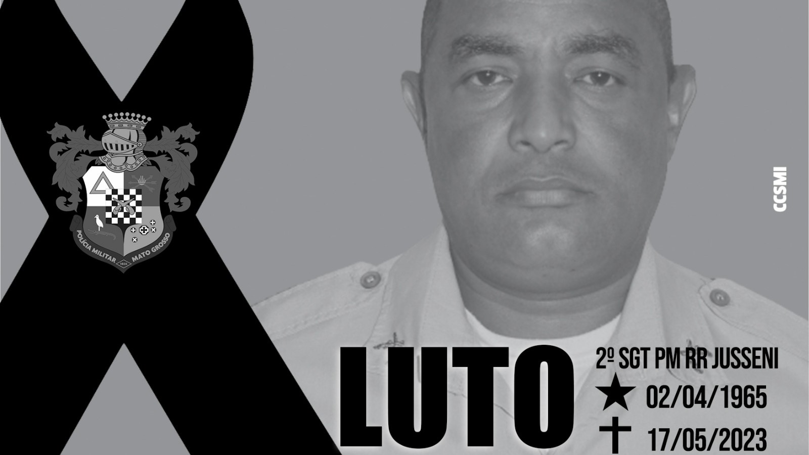 Polícia Militar lamenta falecimento do sargento Jusseni Guadalipio dos Santos