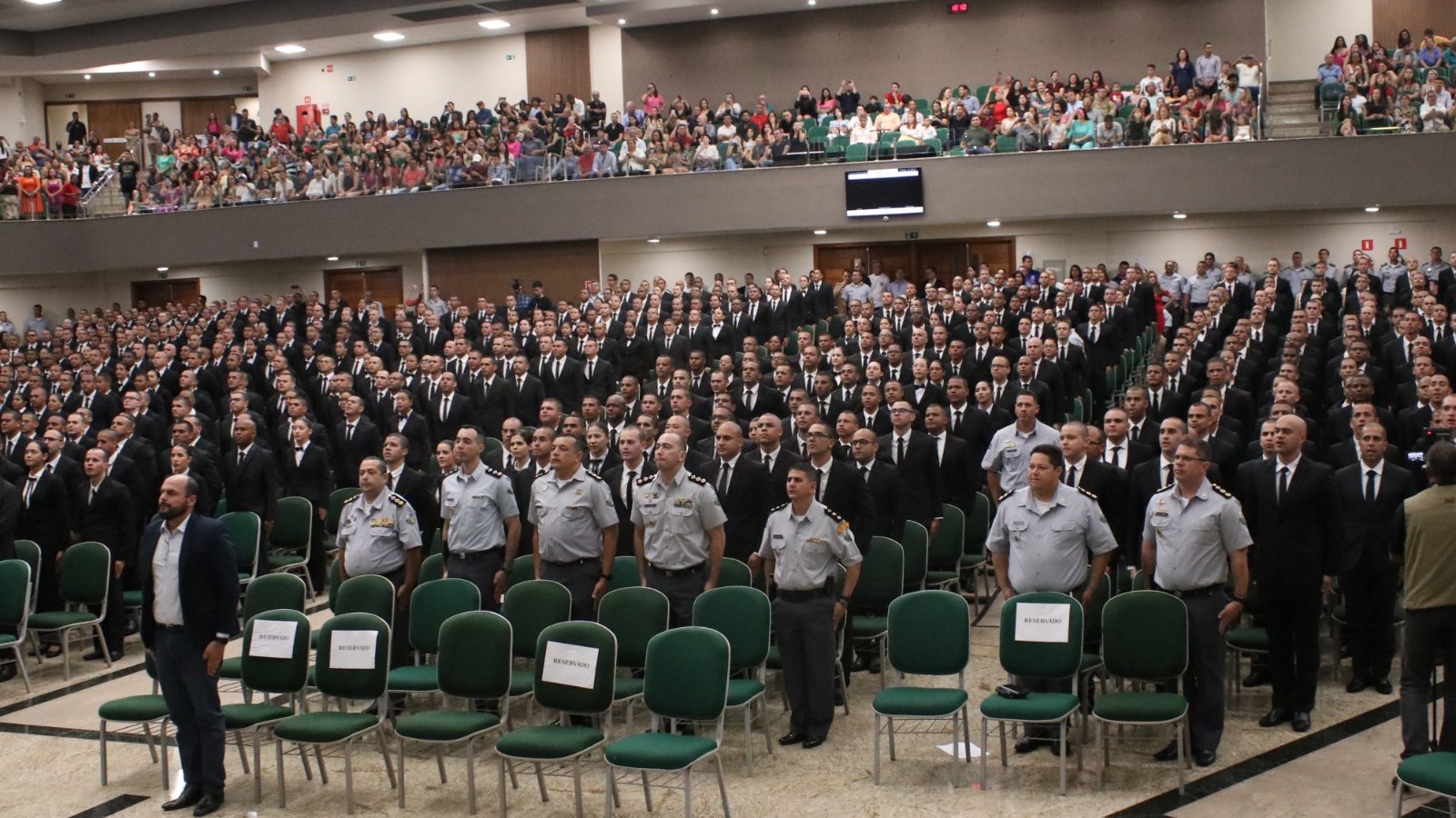 PM realiza aula inaugural do curso de formação de 560 alunos soldados e oficiais